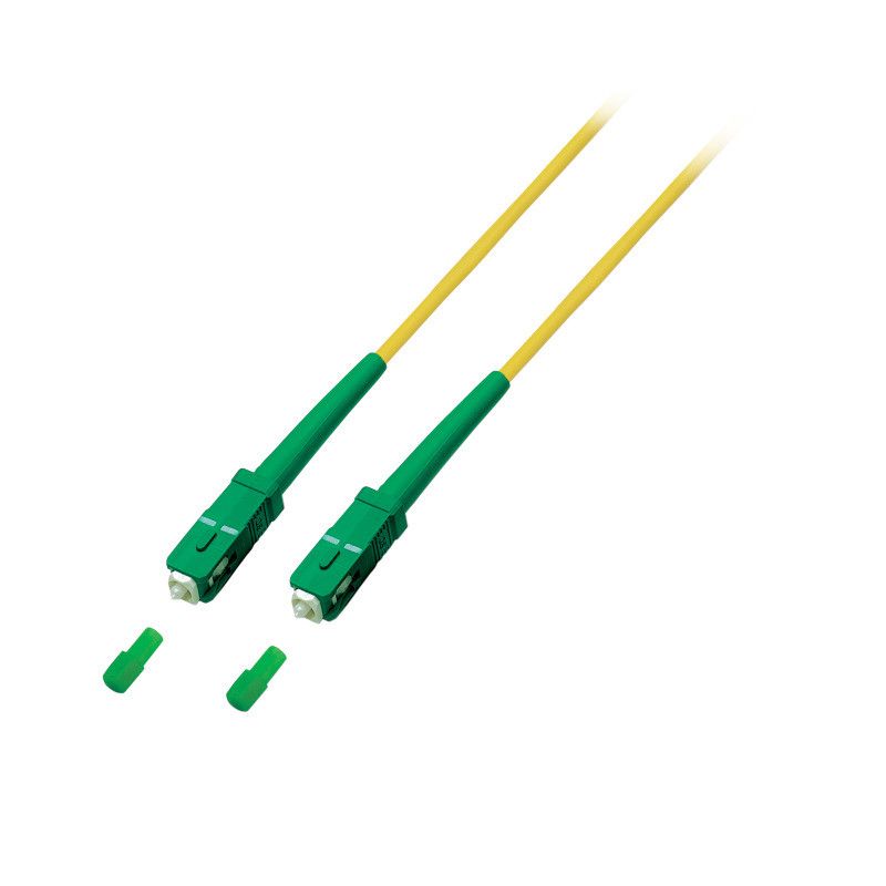 OS2 simplex glasvezel kabel SC/APC-SC/APC 15m