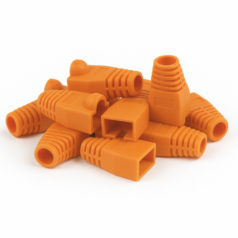 DANICOM RJ45 Kabeltule Oranje - 10 stuks