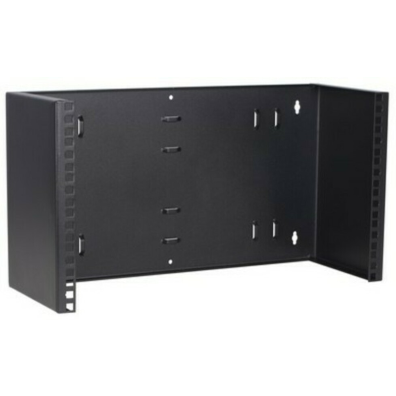 6U wall mount bracket, zonder scharnieren, 180mm diep