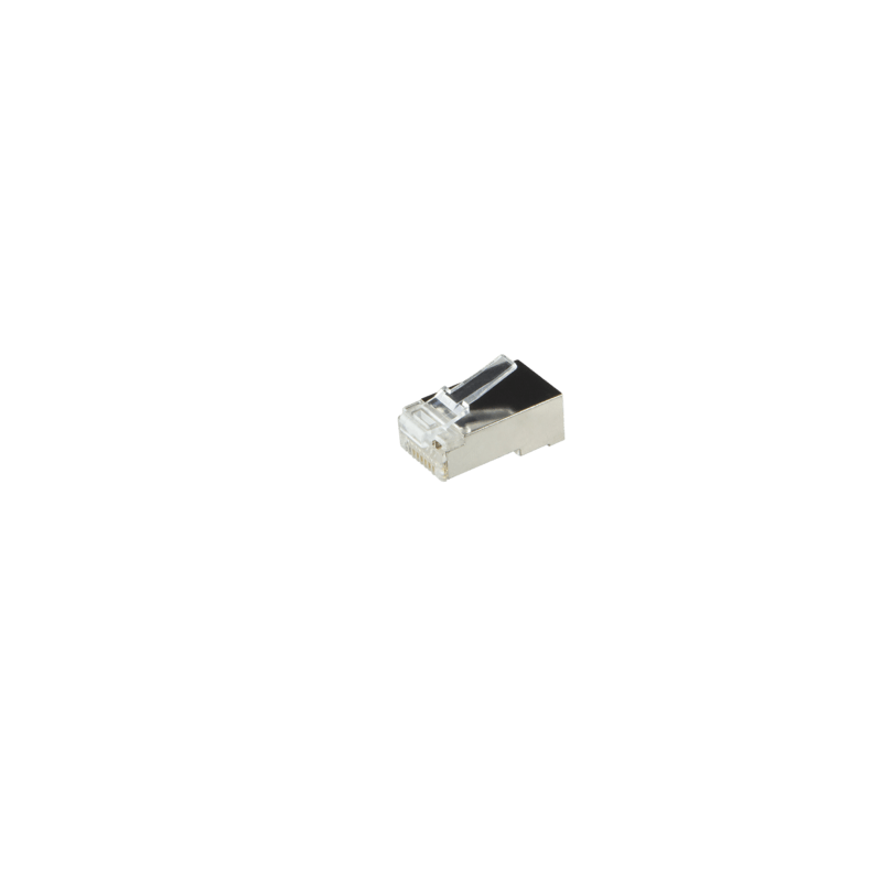 CAT5e Connector RJ45 - Shielded - voor soepele en stugge kern