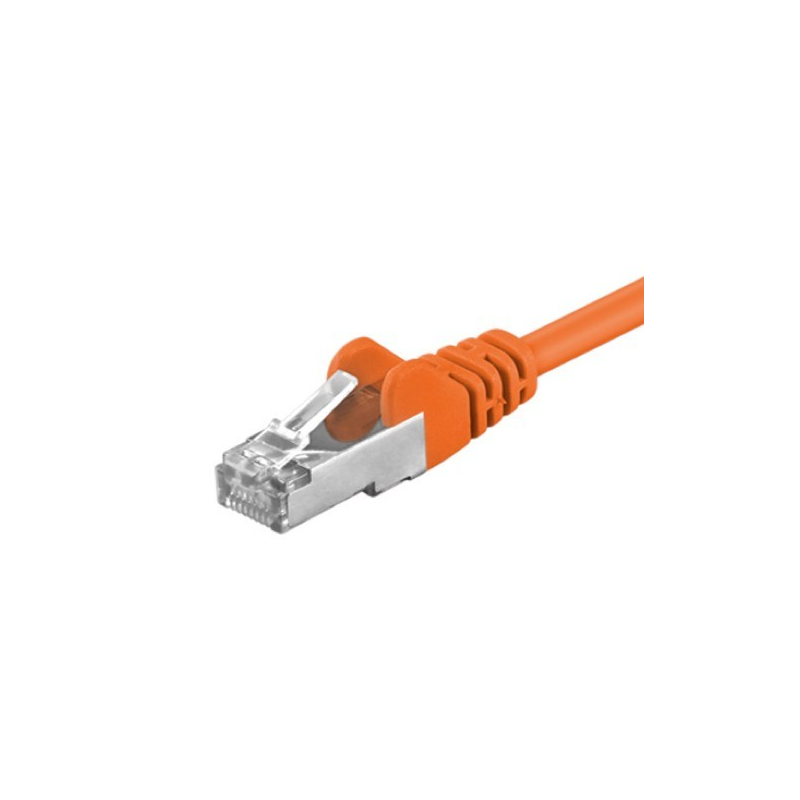 CAT5e FTP patchkabel 0.25m oranje
