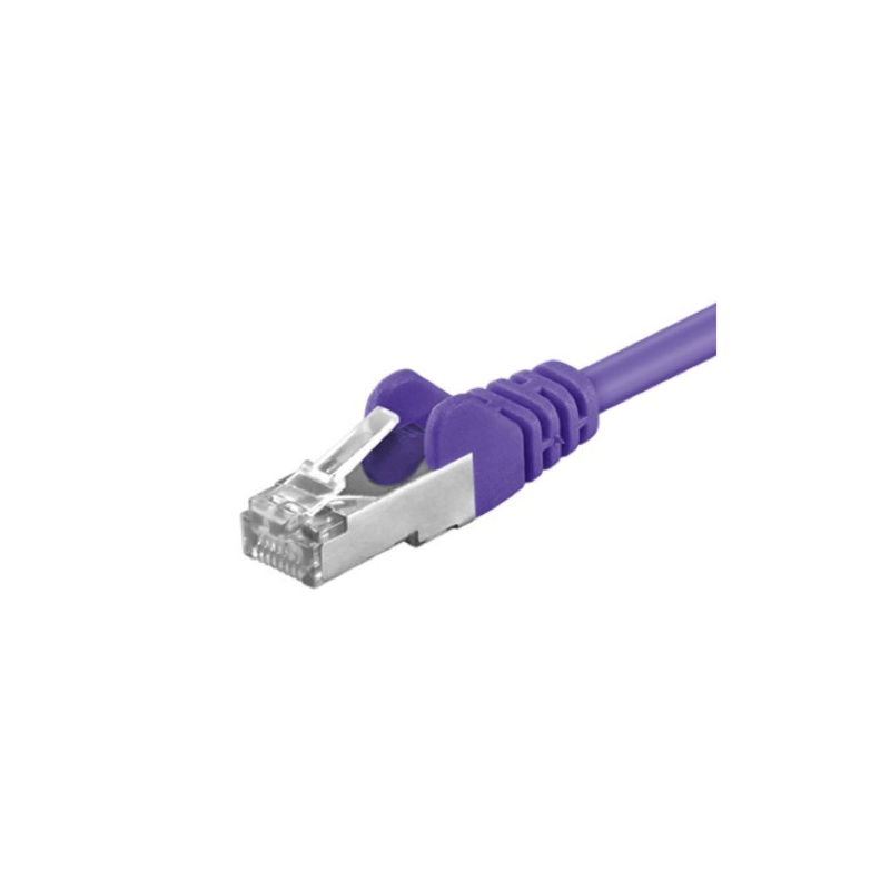 CAT5e FTP patchkabel 0,50m paars