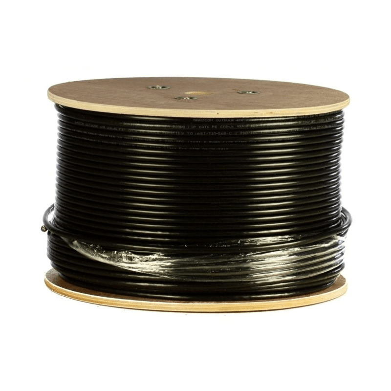 DANICOM CAT7 S/FTP 305m Buitenkabel op rol stug - PE (Fca)