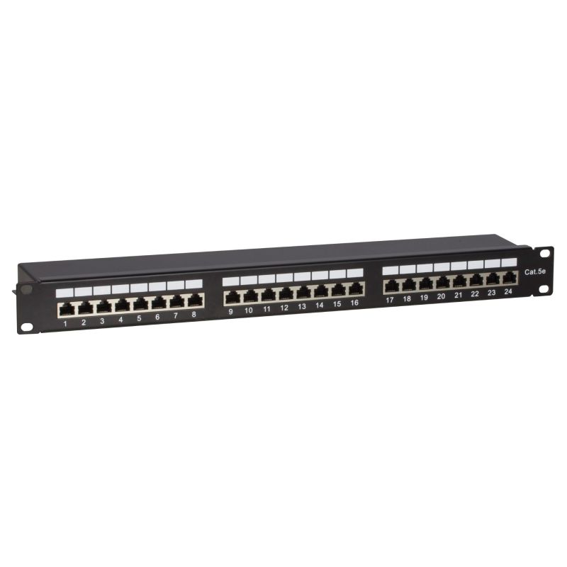 CAT5e FTP 24 poorts patchpaneel 