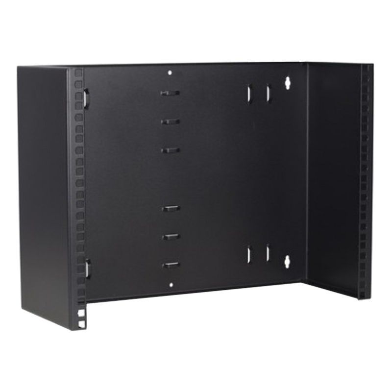 8U wall mount bracket, zonder scharnieren, 180mm diep