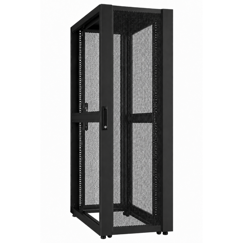 52U Datacenter serverkast met geperforeerde deur 800x1200x2400mm (BxDxH)