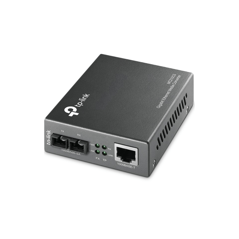 Glasvezel converter TP-Link MC210CS singlemode 1310nm SC 15Km