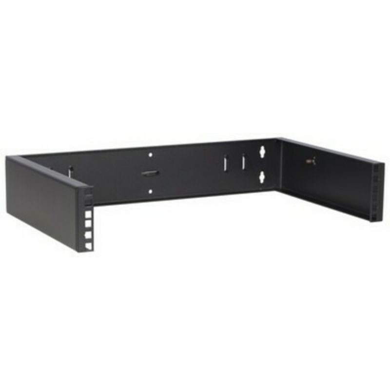 2U wall mount bracket, zonder scharnieren, 300mm diep